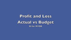 P&L Actual vs Budget