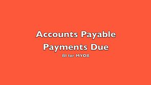 Accounts Payable Payments Due