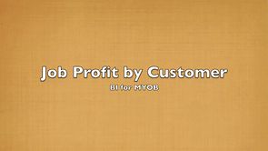 Job Profit by Customer