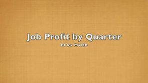 Job Profit By Quarter